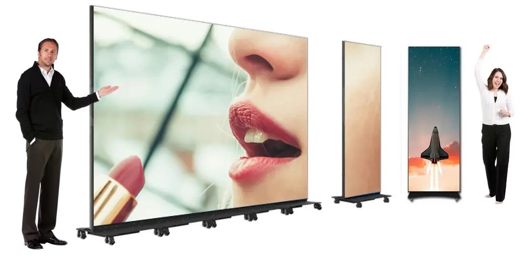 Mobile digitale Werbetafel